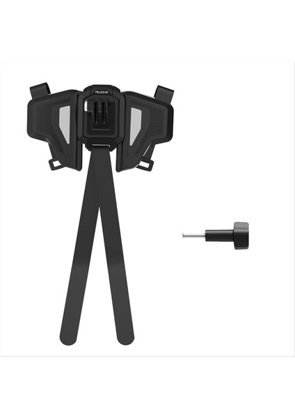 Telesın Motosiklet Kask Dağı Askı Katlanabilir Ön Çene Dağı Gopro 12 Hero 11 10 9 Djı Osmo Action3 INSTA360 (Yurt Dışından) modelleri