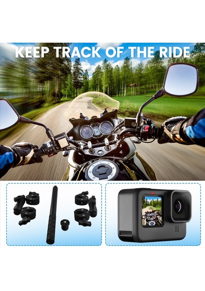 Için INSTA360 Bir X2 Djı Motosiklet Bisiklet Panoramik Selfie Sopa Monopod Dağı Gidon Braketi Gopro Aksesuar Için (Yurt Dışından) fırsatları
