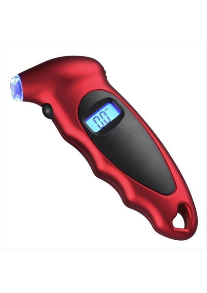 Dijital Araba Lastiği Lastik Hava Basıncı Ölçer Ölçer LCD Ekran Manometre Barometreler Tester Araba Kamyon Motosiklet Için Kırmızı (Yurt Dışından)
