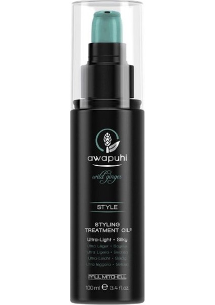 Awapuhi Wild Ginger Styling Treatment Saç Bakım Yağı 100ml