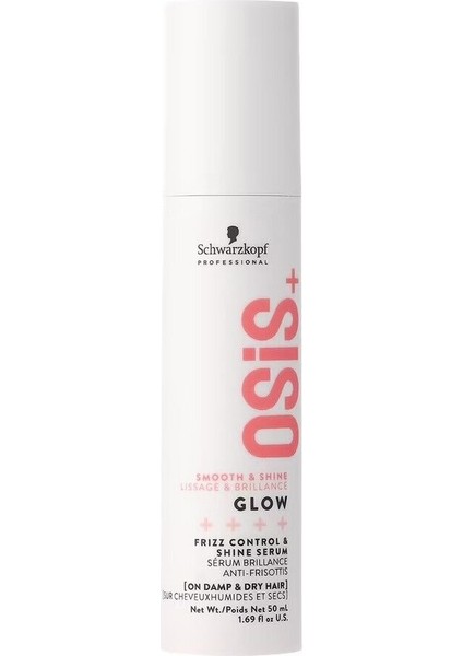 Schwarzkopf Osis+ Smooth & Shine Glow Parlaklık Veren Şekillendirici Serum 50ml
