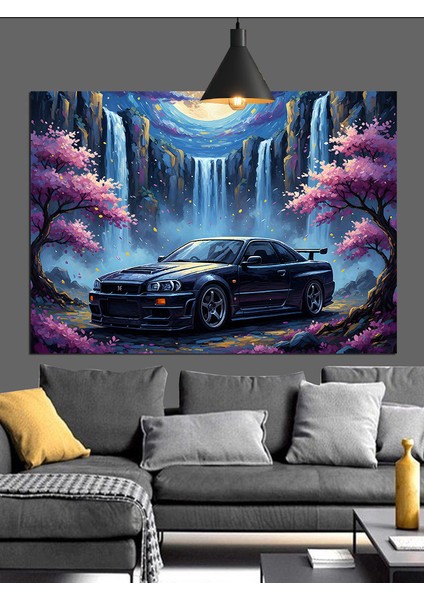 Spor Araba ve Doğa Dekoratif Kanvas - Mdf Ahşap Tablo modelleri
