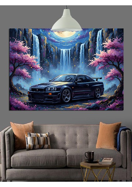 Spor Araba ve Doğa Dekoratif Kanvas - Mdf Ahşap Tablo fırsatları
