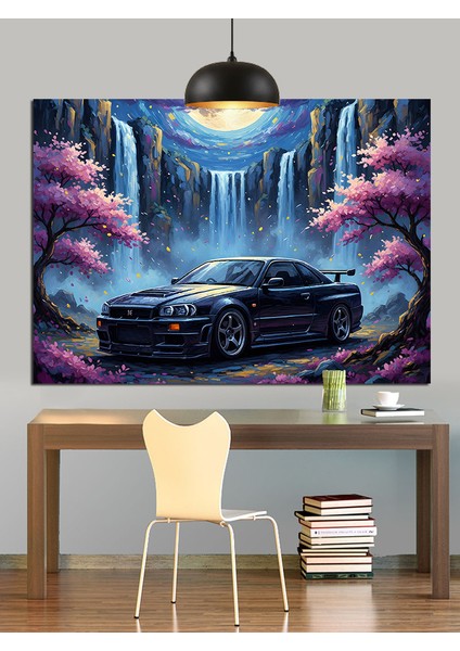 Spor Araba ve Doğa Dekoratif Kanvas - Mdf Ahşap Tablo indirimleri