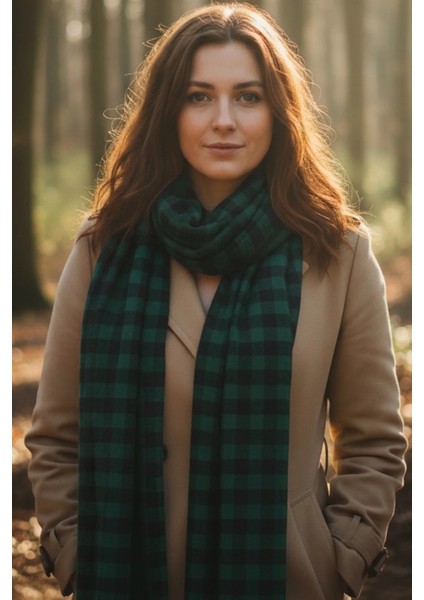 Misotrend Yeşil Renk Atkı Şal