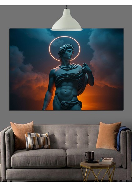 Antik Heykel ve Göksel Figür Dekoratif Kanvas - Mdf Ahşap Tablo indirimleri