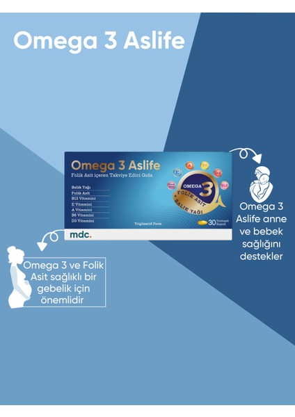 Omega 3 Aslife 30 Kapsül modelleri