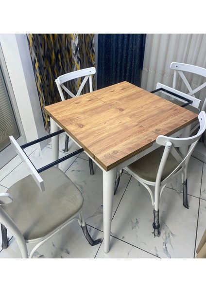 Luna Katlanır Yemek Masa Takımı modelleri