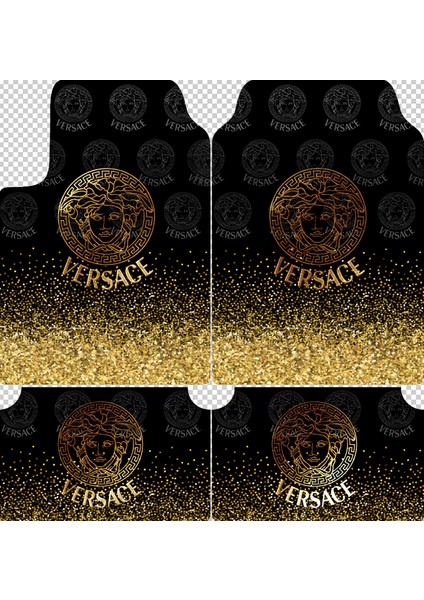 Versacedesenli Araba Paspası – 4’lü Set