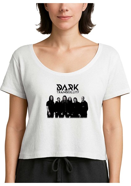 Dark Tranquillity Grup Beyaz Kadın Tişört