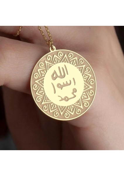 925 Ayar Gümüş Hz. Muhammed'in Mührü Kolye fiyatları