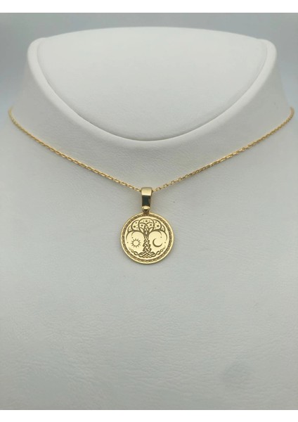 925 Ayar Gümüş Hayat Ağacı Kolye