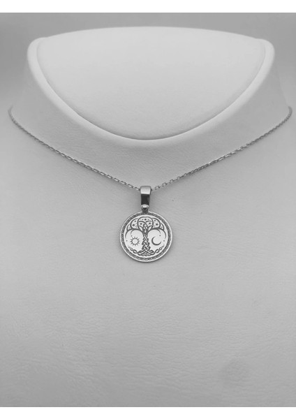 925 Ayar Gümüş Hayat Ağacı Kolye