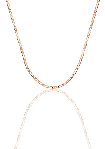 925 Ayar Gümüş 2 mm Figaro Zincir Kolye