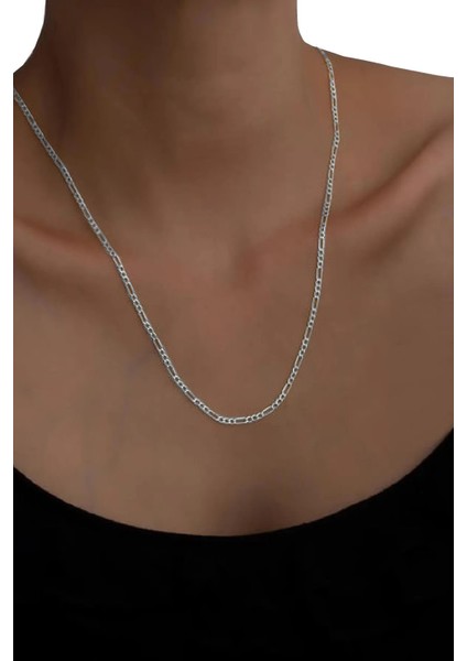 925 Ayar Gümüş 2 mm Figaro Zincir Kolye fiyatları