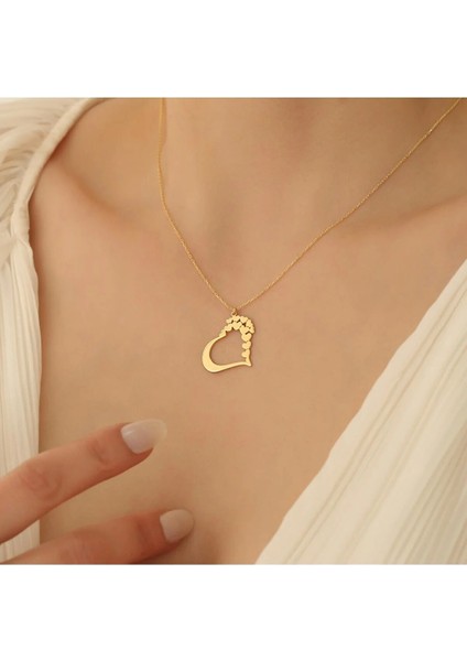 925 Ayar Gümüş Kalp Çemberi Kolye Gümüş indirimleri