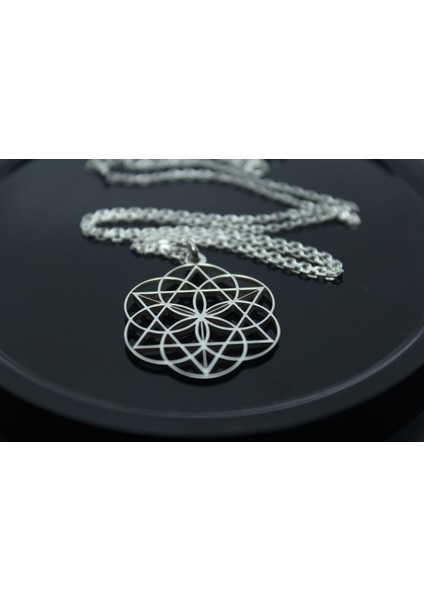 925 Ayar Gümüş Metatron Küpü Kolye