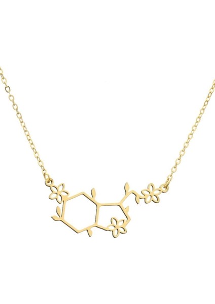 Kadın 925 Ayar Gümüş Mutluluk Hormonu Serotonin Kolye fiyatları