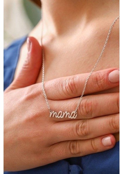 Kadın 925 Ayar Kişiye Özel Isimli Kolye