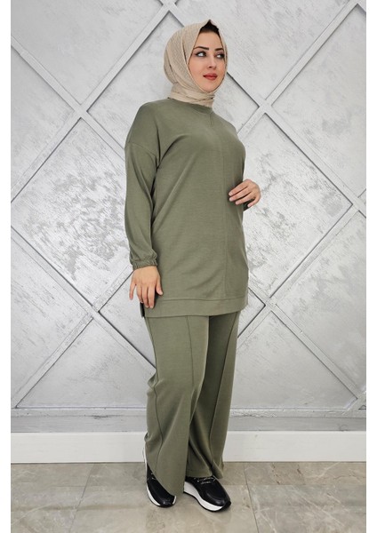 Kadın Kol Lastikli Tesettür Takım