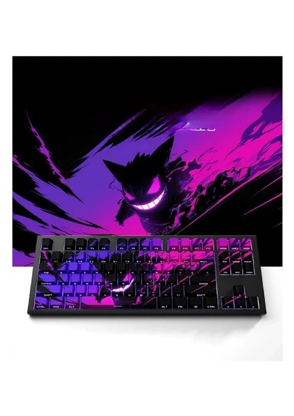 Gengar Keycaps Klavye Tuşu Tüm Mekanik Klavyeler ile Uyumlu modelleri