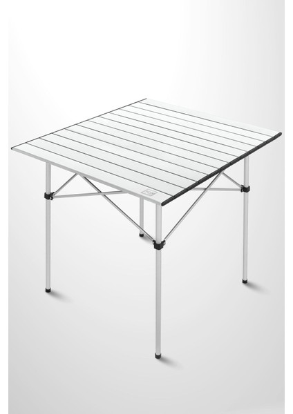 Alüminyum, Katlanabilir Kamp ve Piknik Masası, Omuz Askılı Taşıma Çantasıyla Xl, Gri