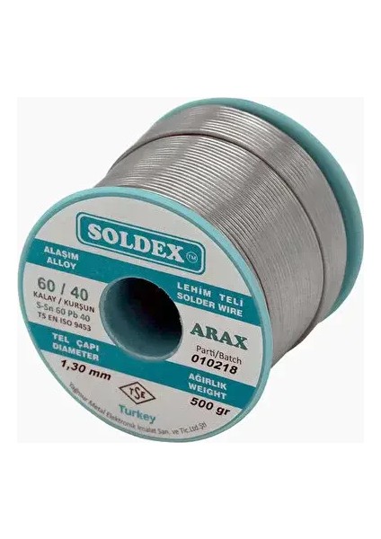 SN60 PB40 Arax Lehim Teli - 1.3mm 500GR indirimleri