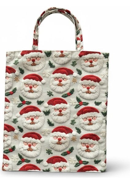 Kumaş Yeni Yıl Çantası, Bez Çanta, Hediye Poşeti, Noel Baba Çanta fiyatları