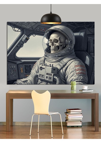 Uzay Giysisi Astronot Araç Dekoratif Kanvas - Mdf Ahşap Tablo fiyatları