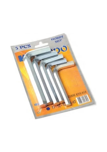 Büyük 6 Köşe Alyan Seti 5 Parça modelleri