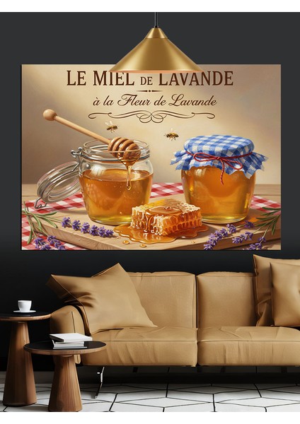 Bal Kavanozları Dekoratif Kanvas - Mdf Ahşap Tablo fiyatları