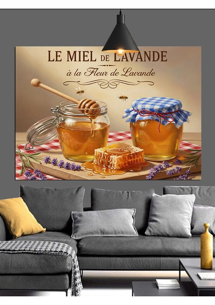 Bal Kavanozları Dekoratif Kanvas - Mdf Ahşap Tablo modelleri