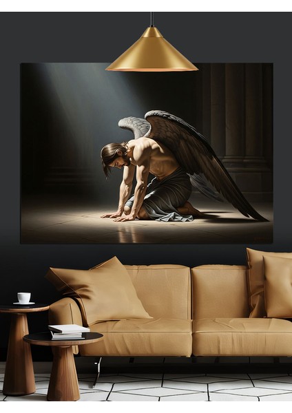 Kartal Kostümlü Dansçı Dekoratif Kanvas - Mdf Ahşap Tablo modelleri