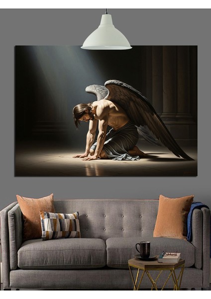 Kartal Kostümlü Dansçı Dekoratif Kanvas - Mdf Ahşap Tablo indirimleri