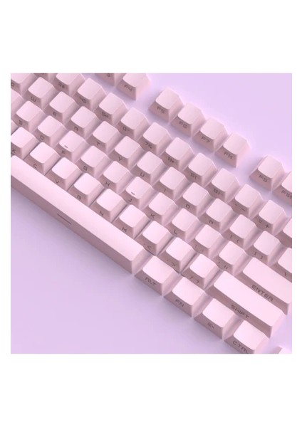 131 Tuş Keycaps Abs Tuş Takımı Yan Tuş Harf Mekanik Klavye Keycaps