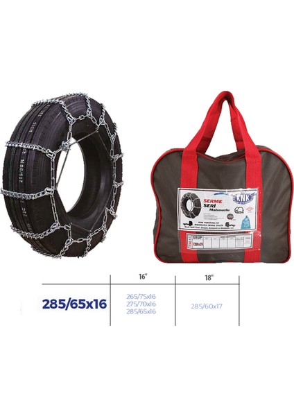 Yzlal Patinaj Zinciri Minibüs ve Kamyonet Serme 285/65X16 Vw Volt