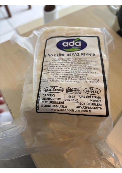 1 No Ezine Beyaz Peynir 500 gr fiyatları
