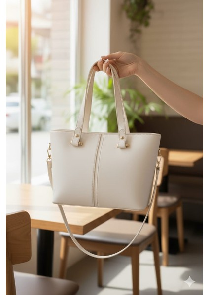 Kadın Orta Boy Kutu Model El ve Omuz Çantası