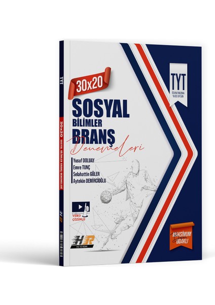 TYT Üniversite Hazırlık Sosyal Bilimler Deneme Kitabı 30x20 cm Ölçülerinde 2026