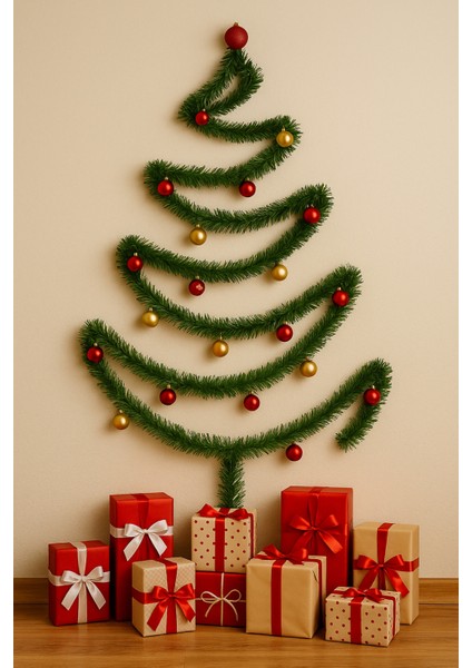 Yılbaşı Dekoratif 160CM Işıklı Garland Set