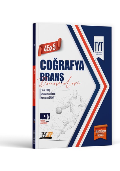 Hız ve Renk Yayınları Tyt Coğrafya 45 x 5 Denemeleri 2026