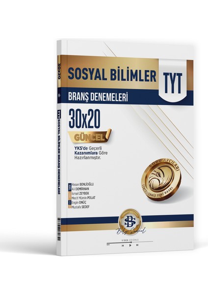 TYT Sosyal Bilimler 30X20 Branş Denemeleri 2026