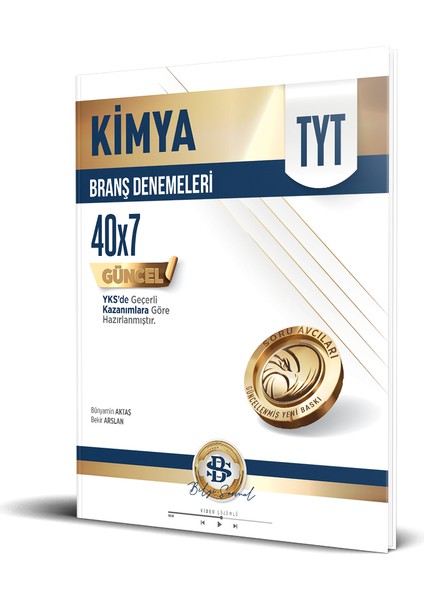 TYT Kimya 40 x 7 Branş Denemeleri 2026