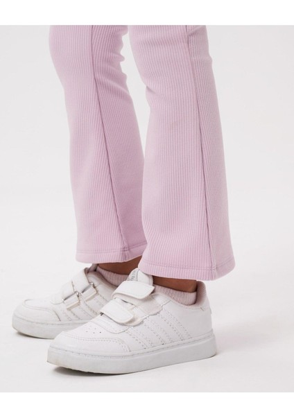 Kız Çocuk Baskılı Şardonlu Nakış Detaylı 3 Iplik Kumaş Fitilli Taytlı Altüst Takım fırsatları