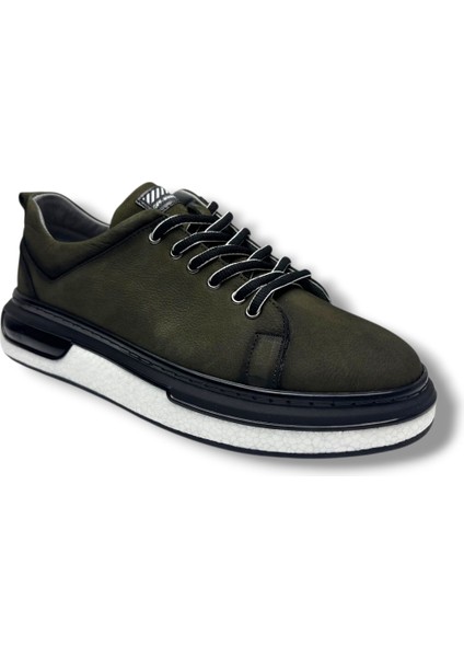 1224-1-26 Hakiki Nubuk Deri Anatomik Erkek Ayakkabı