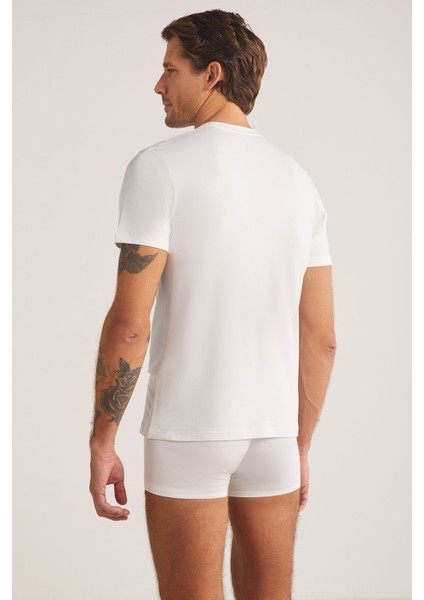 James Bisiklet Yaka Pamuklu 2'li Erkek Tshirt fiyatları