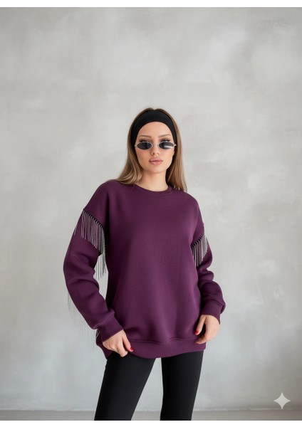 Püsküllü Uzun Kollu Sweat