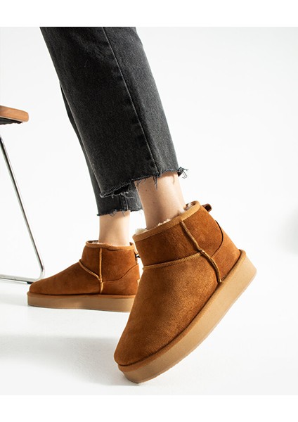 Taba Süet Içi Kürklü Kışlık Kadın Bot – Süet Kısa Bot, Kadın Kışlık Ayakkabı, Kürklü Kadın Bot fırsatları