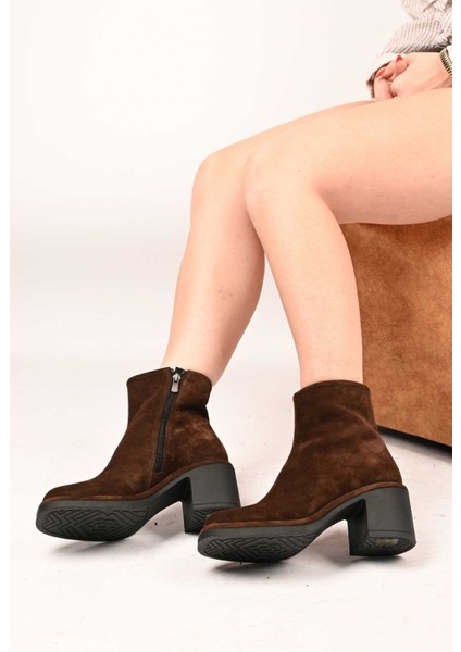 Bağcıksız Fermuarlı Termo Taban Hakiki Deri Topuklu Bot 336-1231 Kadın Bot fiyatları