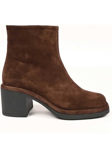 Bağcıksız Fermuarlı Termo Taban Hakiki Deri Topuklu Bot 336-1231 Kadın Bot indirimleri